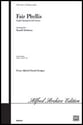 Fair Phyllis Three-Part Mixed choral sheet music cover